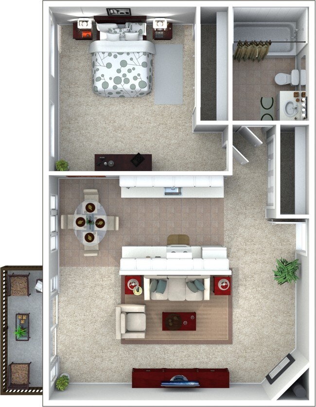 The Kelsey C203 floor plan